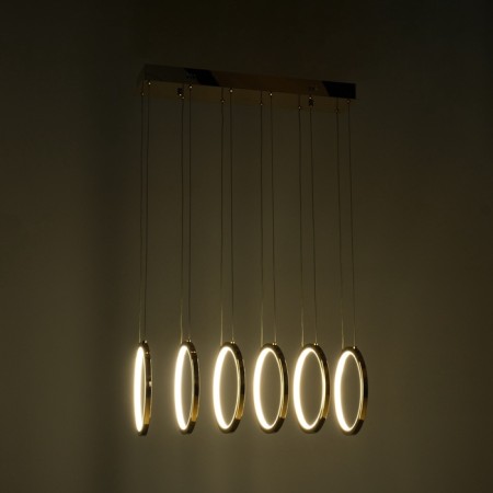 Lamp with DDD "Lorein" LED 60W 3000-6000k gold 55.5x25x25-125 cm-12