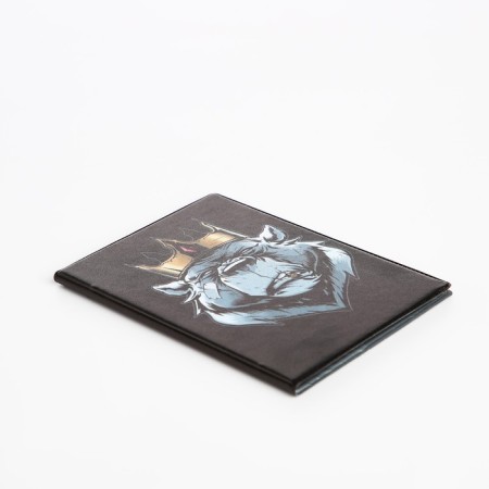 Cover for passport, black color-3