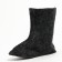 Boots for children insulated, black color, size 34-35