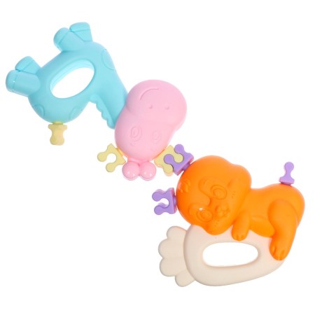 A set of teething for teeth "Funny animals", 2 pcs.-10