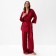 Women's costume (jacket, trousers) KAFTAN, size 44-46, burgundy color