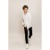 Surchachka upper for ISEE boys, height 158-164 cm, white color