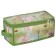 Folding box on the zipper "Spring", 30x15x15 cm, green-yellow