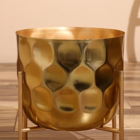 Kashpo on the stand "Hani" metal (set 2 pcs), diameter 30 and 25 cm-2