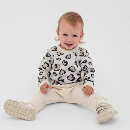 Knitted crumb suit I LEO LOVE, height 86-92 cm-1