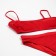 Female Separate swimsuit with the Bando Bando Lypho Minaku Cherry Color, size 42