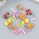 Decor for creativity plastic "Girl with tail" mix 3x1 cm