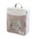 Iolanta bedspread, size 240x260 cm, cappuccino color
