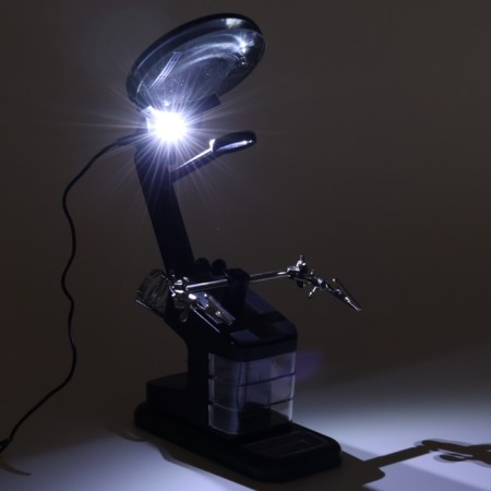 Third hand for soldering, lens 110.30.20mm, backlight-6