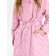 Пальто стёганое для девочек AmaroBaby TRENDY, рост 116-122 см, цвет розовый