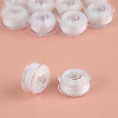 A set of rumps with threads, in the organizer, d = 20 mm, 25 pcs, white color-2