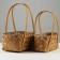 A set of wicker baskets, 31x21x13/35.5 cm, 22x15.5x13.5/31.5 cm, 2 pcs, sequoia