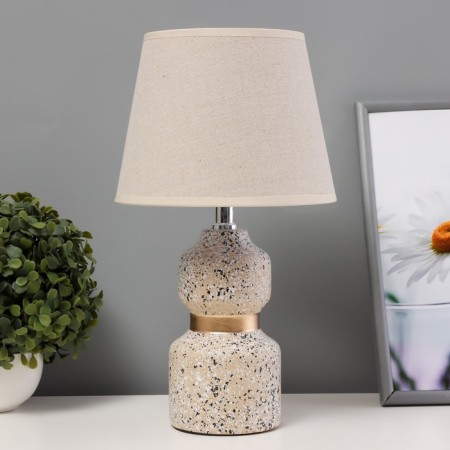 Patricia desktop "E14 40W with a white-golden 20x20x35 cm
