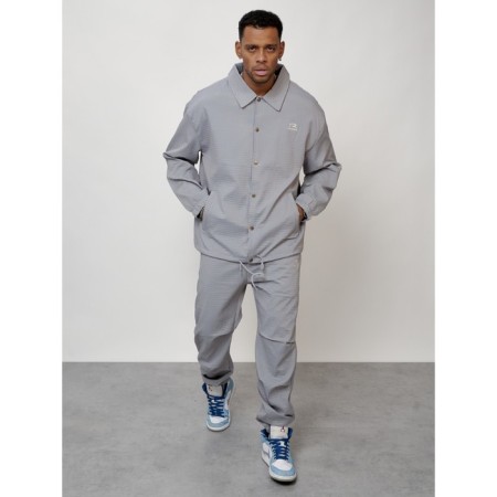 Sports suit men's, size 50, gray color-11
