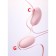Vibroyaite with a vacuum-wave clitoris stimulant, Power Bank, Soft silicone, pink