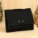Set for baths and saunas 5 in 1 (bag, hat, mittens, rug, washcloth), black