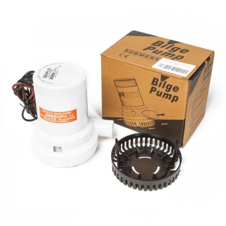 Distributive pump SEAFLO SFBP1-G2000-01 hold, electric, under the pipe 29 mm, 12V-2