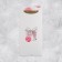 Envenue for money "Happiness", flowers, congruen, embossing 9.5 x 19.5 cm