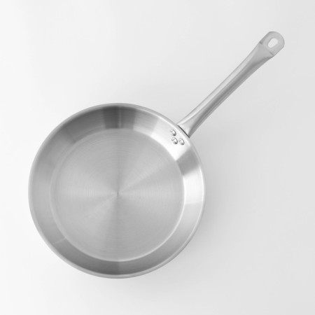 Hanna Knövell stainless steel pan, d = 30 cm, h = 5.5 cm, wall thickness 0.6 mm, handle length 24.5 cm, induction-8