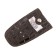 Key on the button, length 11.5 cm, brown color