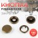Shirt button, closed, d = 9.5 mm, antique color