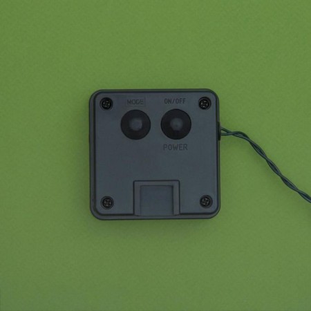 Garland “thread” 10 m, IP44, dark thread, 100 LED, glow of multi, 2 modes, solar battery-6