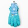 Baby gloves, turquoise color, size 15