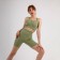 TOP female sports with assembly, olive color, SL Russian brand, rr s.