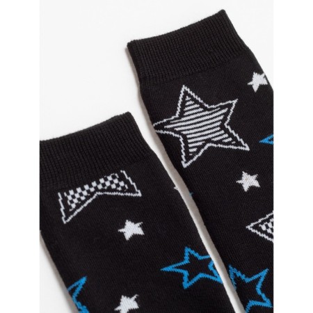 Children's socks with drawings Conte Kids Sof-Tiki, size 18, color black, blue-2