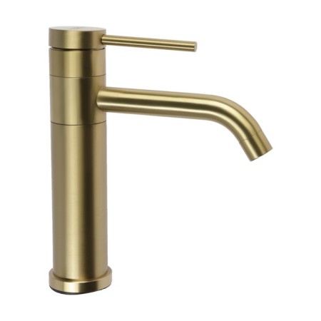 Zein Z3803 sink mixer, single -leaf, pour height 11 cm, 35 mm cartridge, Gold