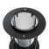 Sadovo-park lamp Feron PL724, IP44, E27, 60 W, 180x180x400 mm, black color