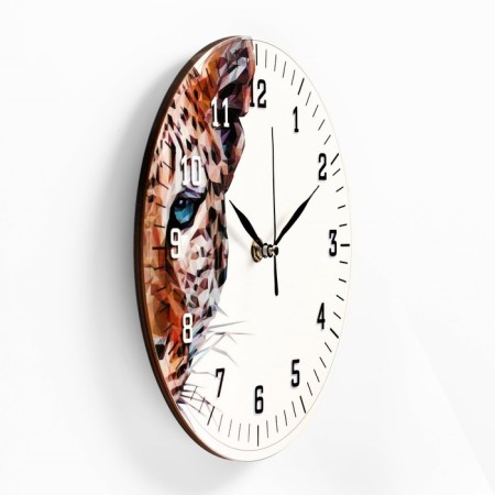 Watch wall "Leopard", discrete move, D-23.5 cm-1