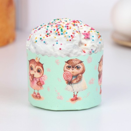 Paper form for cupcake, muffins and kulich "ovushkia" (packing 4000 pcs) 60x45mm