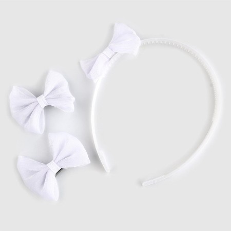 Gift set: hair rim 11 cm, hair clip 6.5 cm, 2 pcs, Minnie Mouse-1