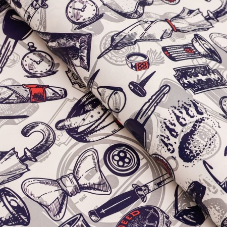 Package paper, glossy "male style", 70 x 100 cm, 1 sheet-1
