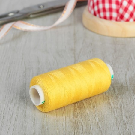Threads DOR TAK 40/2, 400 yards, color No. 111 yellow, 10 pcs in units.