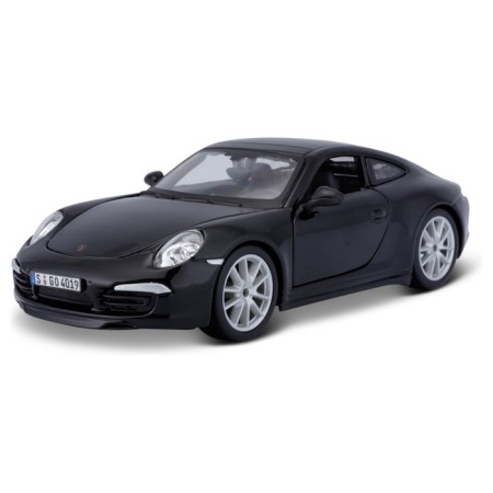 BBURAGO Porsche 911 Carrera S, Die-Cast, 1:24, opening doors, black color