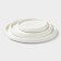 Magistro OliveQueen plates, 3 pcs: D = 14/13 cm, porcelain, white
