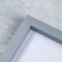 Double photo frame on braid L-3 15x21 cm, silver (plastic screen)