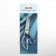 Scissors are universal, mowed blade, 20 cm, black/blue color