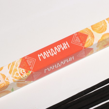 Incense "Breathing of nature mandarin", 8 sticks-1