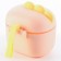 Container for storage of baby food, 400 ml., Pink color