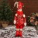 New Year's Jester "in a brilliant suit" moves, 48x16 cm, red