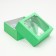 Box the team, cover is, with a window, mint, 14.5 x 14.5 x 6 cm