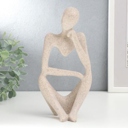 Souvenir Polystone "Abstraction - thoughtfulness" Sand 25x12 cm