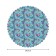 The tablecloth “Mosaic butterflies”, round, Saten, D = 150 cm