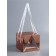 Box under a bento-port with ribbons, pink-gold, 25 x 25 x 20 cm
