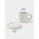 Tea couple of Dolyana "Zephyr", 350 ml, ceramics, white