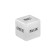 Cube for him “Territory is temptation. Pleasure for him ", 1 neon cube, 18+