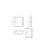 Bathroom mirror "Tura 5500", with two shelves, 55 x 15.4 x 70 cm